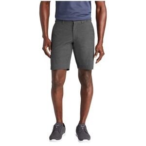 TravisMathew Gray Performance Stretch Flat Front Golf Casual Shorts Mens 34
